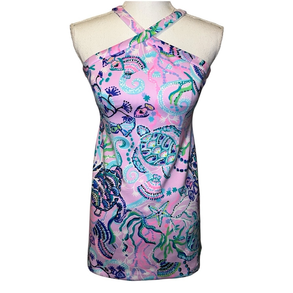 Lilly Pulitzer lilac and Blue Sea Life Dress
